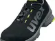 Uvex 8544841 - Scarpa bassa S2, suola in poliuretano, misura 41, colore: Nero/Giallo