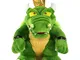 Maria-UK Super Mario Super Mario Mario Green Dragon King Bowser bambola peluche bambola (c...