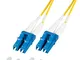 TECHLY PROFESSIONAL 102468 Cavo Fibra Ottica Monomodale OS2 LC/LC 9/125 3 m Giallo