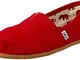 TOMS Alpargata, Espadrillas, Donna, Rosso Red, 38 EU