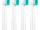 Baistra Sensitive Clean - Set di 4 testine di ricambio compatibili con gli spazzolini elet...