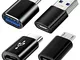 Adattatore USB C (4 Pezzi), Adattatore USB C a USB 3.0 OTG, Adattatore Micro USB a USB C C...