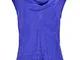 Diana Gallesi Top Canotta Bluette Misto Seta Donna 46