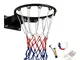 MENG Canestro per Reti da Basket con Canestro da Appendere Portatile per Rete E Accessori...