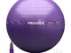 PROIRON Palla Fitness con patrón de pose, Fitball 55cm con Pompa, Palla per Pilates, Eserc...