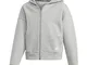 adidas Felpa da Ragazza YG MH 3s FZ HD, Bambina, Maglia di Tuta, ED4627, Brgrin/Blanco, 14...