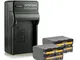 PATONA Caricabatteria + 2x Batteria NP-F970 compatibile con Sony Camcorder Sony CCD-TR CCD...