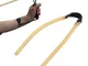 Bodyart, 2 fasce elastiche di ricambio in gomma per fionda catapulta caccia