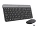 Logitech MK470 Kit Mouse e Tastiera Wireless per Windows, Ricevitore USB 2.4 GHz, ‎Sottile...