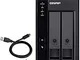 QNAP TR-002 2 Bay Desktop NAS Expansion - Optional Use as a Direct-Attached Storage Device