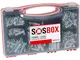Fischer SOS di Box, spreizduebel S universali, tasselli e Viti Set, 360 Pezzi, 533629, Bla...