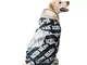 PETCUTE Impermeabile per Cani con Cappuccio per Cane Media Taglia Grande Cappotto Cani Imp...