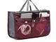 Ducomi Organizer Borsa Donna con Interno Capiente - Organizzatore Bag con 13 Tasche per Vi...