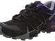 Salomon Speedcross Vario 2, Scarpe da Trail Running Donna, Nero (Black/Acai/Lead), 37 1/3...