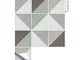 ENCOFT 24pcs 20x20 Adesivi per Mattonelle Bagno, Adesivo per Piastrella in PVC Impermeabil...