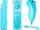 Controller per Nintendo Wii,Telecomando PowerLead Built in Motion Plus e controller Nunchu...