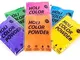 ANFEL Holi Color Polvere Colorata Polveri Holi Pacco 6Kg - Set 60 Colori