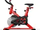 BHB-AY Ultra Silenzioso Cyclette Spinning, Monitor LED, volano 8KG, casa, Palestra, Cyclet...