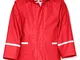 Playshoes Regenjacke Basic, Giacca Unisex - Bambini e ragazzi, Rosso (Red 8), 140