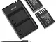 DMW-BLK22 HOSAN 2 Batteria di Compatibile con Serie Panasonic Lumix S5 S5GK GH3 DC-G9 DC-G...