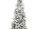 Europalms 83500556 Fir Tree Futura, Silver Metallic, 210 cm