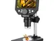 Koolertron Microscopio Digitale LCD, Microscopio Bambini 4.3 pollici 1080P 8 Megapixel Zoo...