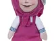 Masha e Orso (Masha and the Bear) - Peluche personaggi Marsha (seduta 20cm/in piedi 27cm)...