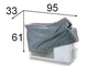 Telo cappottina copri climatizzatore dual split – L.950 x P.330 x H.610 mm
