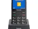 Panasonic KX-TU155 Telefono Cellulare ad Utilizzo Facilitato, Pulsanti Grandi, Ampio Scher...