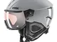 uvex instinct visor pro v, casco da sci robusto unisex, con visiera, regolazione individua...