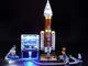 BRIKSMAX Kit di Illuminazione a LED per Lego City Space Port Razzo Spaziale e Centro di Co...