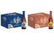 Leffe Rituel 9°, Birra Bottiglia - Pacco da 24x33cl & Rouge, Birra Bottiglia - Pacco da 24...
