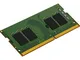 Kingston ValueRAM 8GB 1600MHz DDR3L NonECC CL11 SODIMM 1.35V KVR16LS11/8 Memoria Laptop