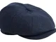 Gamble & Gunn 'Shelby' Newsboy Button Top Cap Blu A spina di pesce, Marina Militare, XL