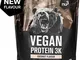 Proteine Vegane 3K - 1 Kg al gusto Cocco - Proteine vegetali in polvere dei piselli, semi...
