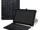 LiuShan MediaPad M5 10.8 Custodia, Staccabile Tastiera QWERTY (Layout Inglese) Custodia pe...