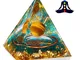 Piramide Orgonite - Pietra dell'occhio di tigre, vita dell'albero piramide cristallo simbo...