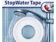 Tesa 56220 StopWater - Nastro di riparazione dell'impianto idraulico, 12m x 12mm, Bianco,...