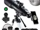 ESSLNB Telescopio Astronomico 80/400 Telescopio Astronomico Professionale con 80 mm Lente...