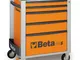 Beta C24S/5-O - Carrello Portautensili con ruote da 125mm (una con freno), 5 Cassetti con...