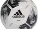 Adidas TEAM Glider Pallone Calcio, Uomo, white/black/silver met., 3