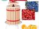 wolketon 6L Torchio per vinacce Pressa per Frutta per Pressatura di Frutta UVA Mele per Su...