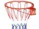 GYMAX Canestro da Basket da Camera, Diametro di 45 cm, Montaggio da Parete, Accessore Spor...