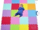 qqpp Tappeto Bambini Puzzle con Certificato CE in Morbido Gomma Eva | Tappeti da Gioco per...