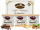 Caffè Vulcanus - Kit assaggio 60 cialde ESE44 di caffè aromatizzati - Degustazione caffè a...