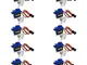 DollaTek 10Pcs SG90 Mini servo analogico Micro servo 9g per Elicottero Aereo RC