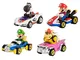 Hot Wheels- Mario Kart Personaggi e Macchinine, Confezione da 4 Giocattolo per Bambini 4+A...