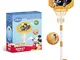 Mondo Toys - Super Basket Stand Mickey Mouse - Canestro da basket per bambini con colonna...