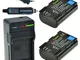 ChiliPower LP-E6 Kit di 2 batterie + caricatore per Canon EOS 6D, EOS 7D, EOS 60D, EOS 60D...