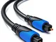 deleyCON 3,0m Cavo Audio Digitale Ottico SPDIF 2x Spina Toslink Cavo Digitale Cavo Audio L...